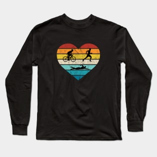 I Love Triathlon Long Sleeve T-Shirt